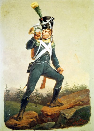 Leutnant der leichten Infanterie, 1811 von English School